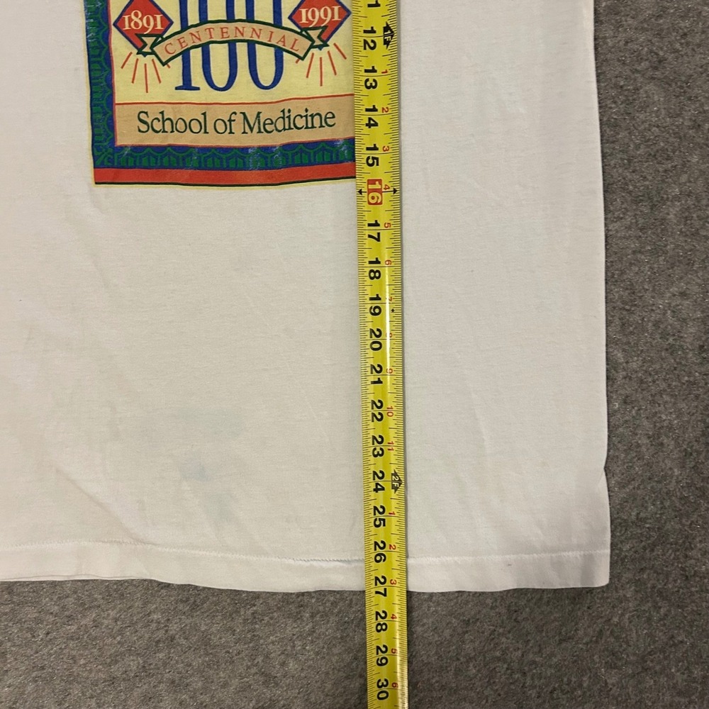 Vintage 90s Screen Stars Best Washington University College Centennial T Shirt L - Picture 7 of 11
